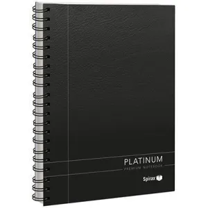 Spirax 400 Platinum Notebook Spiral Bound 200 Page A4 Black