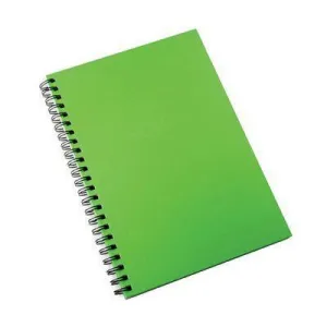Spirax 512 Notebook 7Mm Ruled Hard Cover Spiral Bound A4 200 Page Green