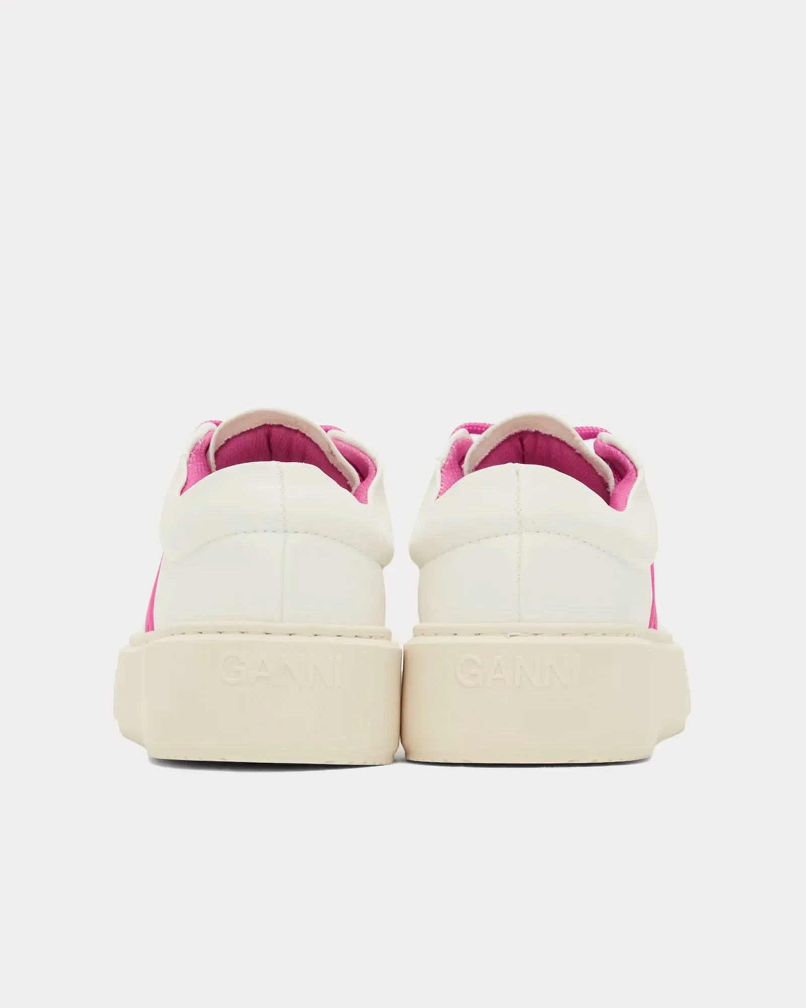 Sporty Mix Cupsole White / Shocking Pink Low Top Sneakers