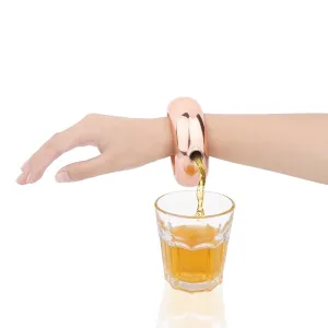 Stainless Steel Wine Hip Flask Bracelet Shaped Whiskey Drinkware