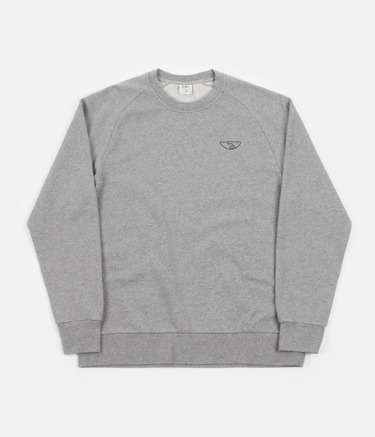 Stepney Workers Club Handshake Sweatshirt - Marl Grey