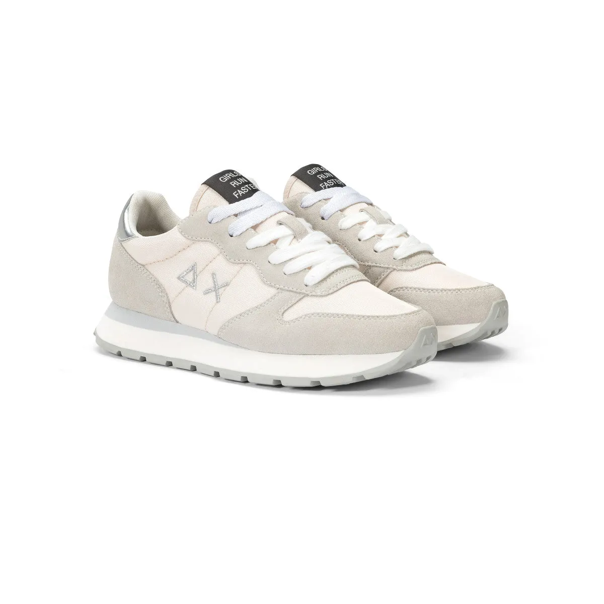 SUN68 ALLY GOLD SILVER OFF WHITE SNEAKERS FOR WOMEN