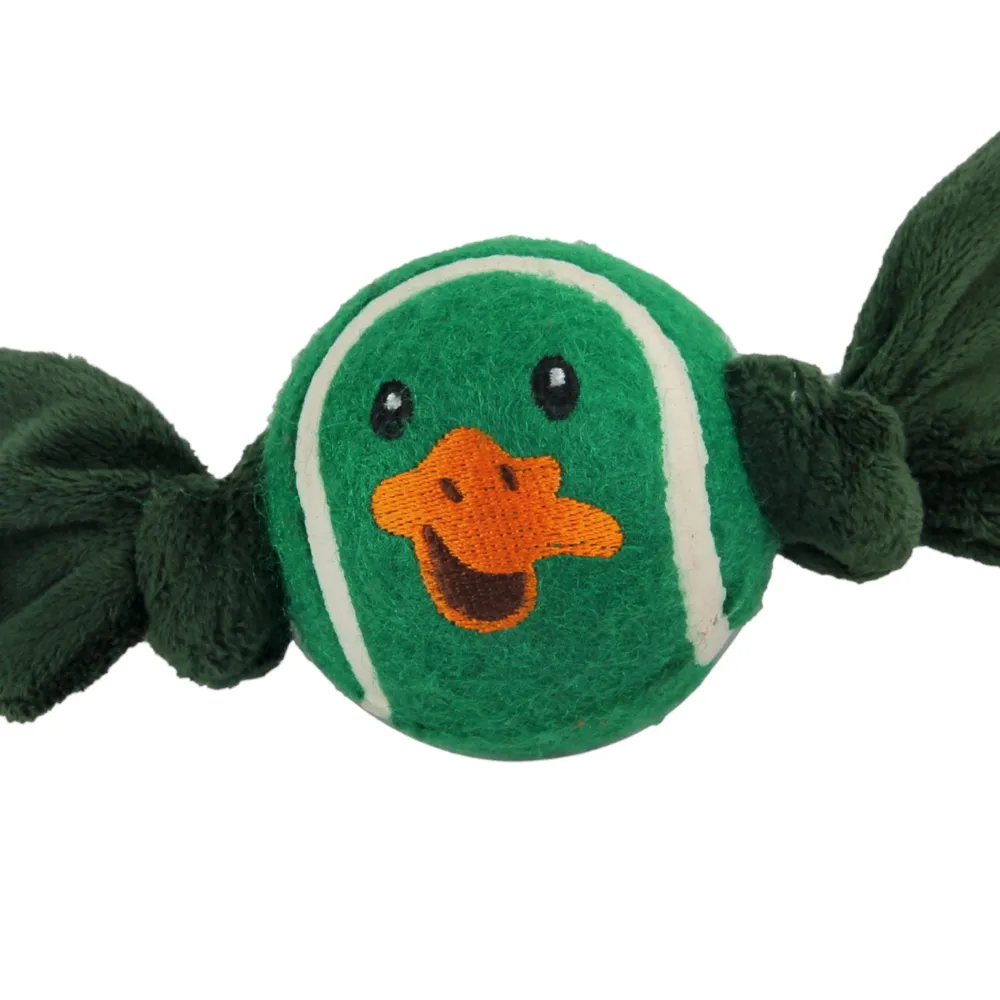 Talking Dog Club Duck Ball with Wings Toy for Dogs (Green)