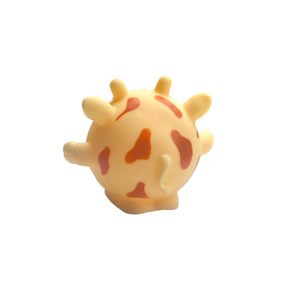 Talking Dog Club Giraffe Bouncy Ball Toy for Dogs (Orange)