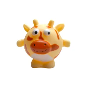 Talking Dog Club Giraffe Bouncy Ball Toy for Dogs (Orange)