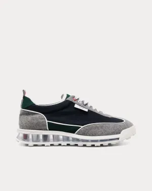 Tech Runner Clear Sole Wool Flannel Navy / Grey Low Top Sneakers