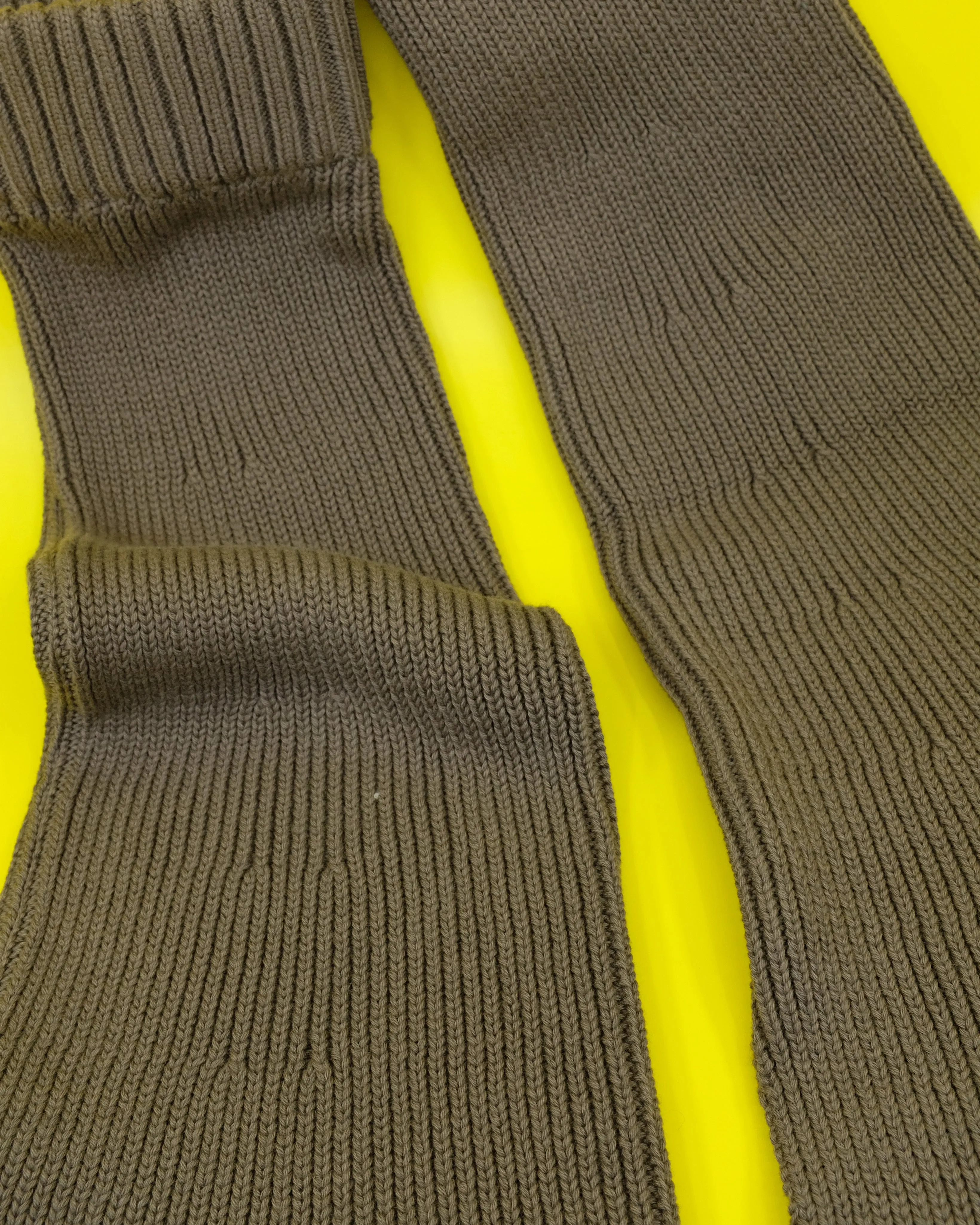 Tender Bison Cotton Cash Knitted Gaiter