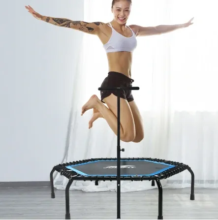 Trampoline Home Children Women Men Gym Class Trampoline Fitness Handrail