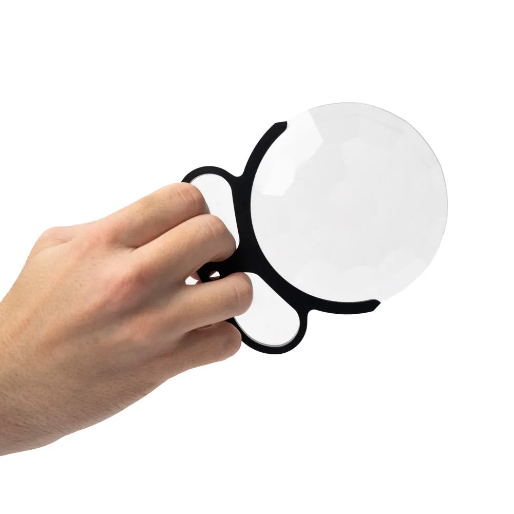 Transparent 10cm Fractal Filter Handheld Kaleidoscope Photography Prop