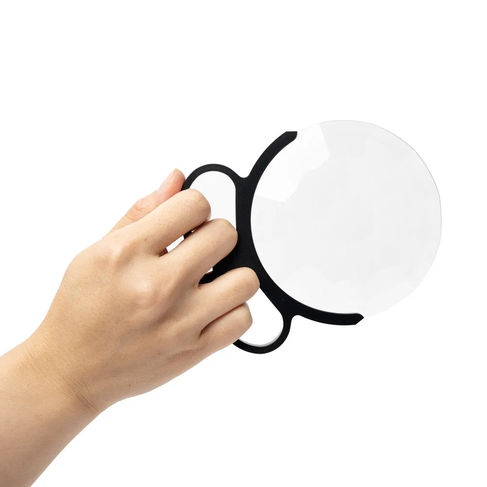Transparent 10cm Fractal Filter Handheld Kaleidoscope Photography Prop