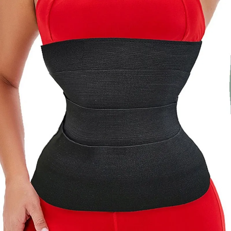 Tummy Wrap Waist Trimmer Slimming Belt Body Shaper For Ladies