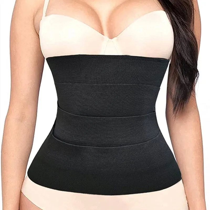 Tummy Wrap Waist Trimmer Slimming Belt Body Shaper For Ladies