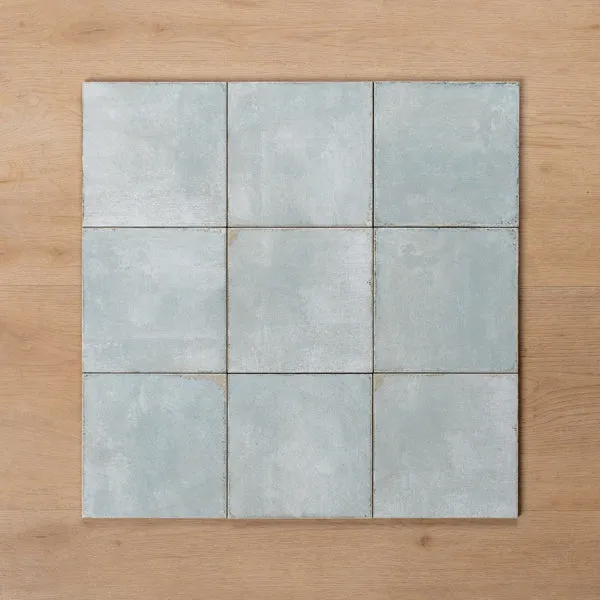 Valencia Ocean Blue Matt P4 Cushioned Edge Porcelain Tile 150x150mm