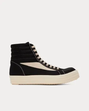 Vintage Canvas Black / Milk / Milk High Top Sneakers