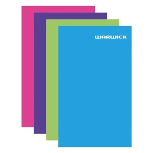 Warwick Notebook Fluoro 32 Leaf Ruled 7mm 165x100mm