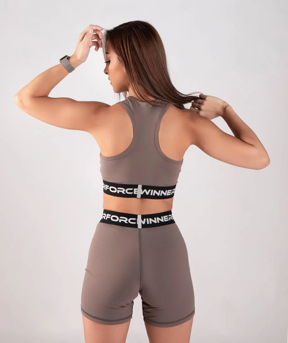 Winnerforce Women Tulip Training Bra Khaki Brown