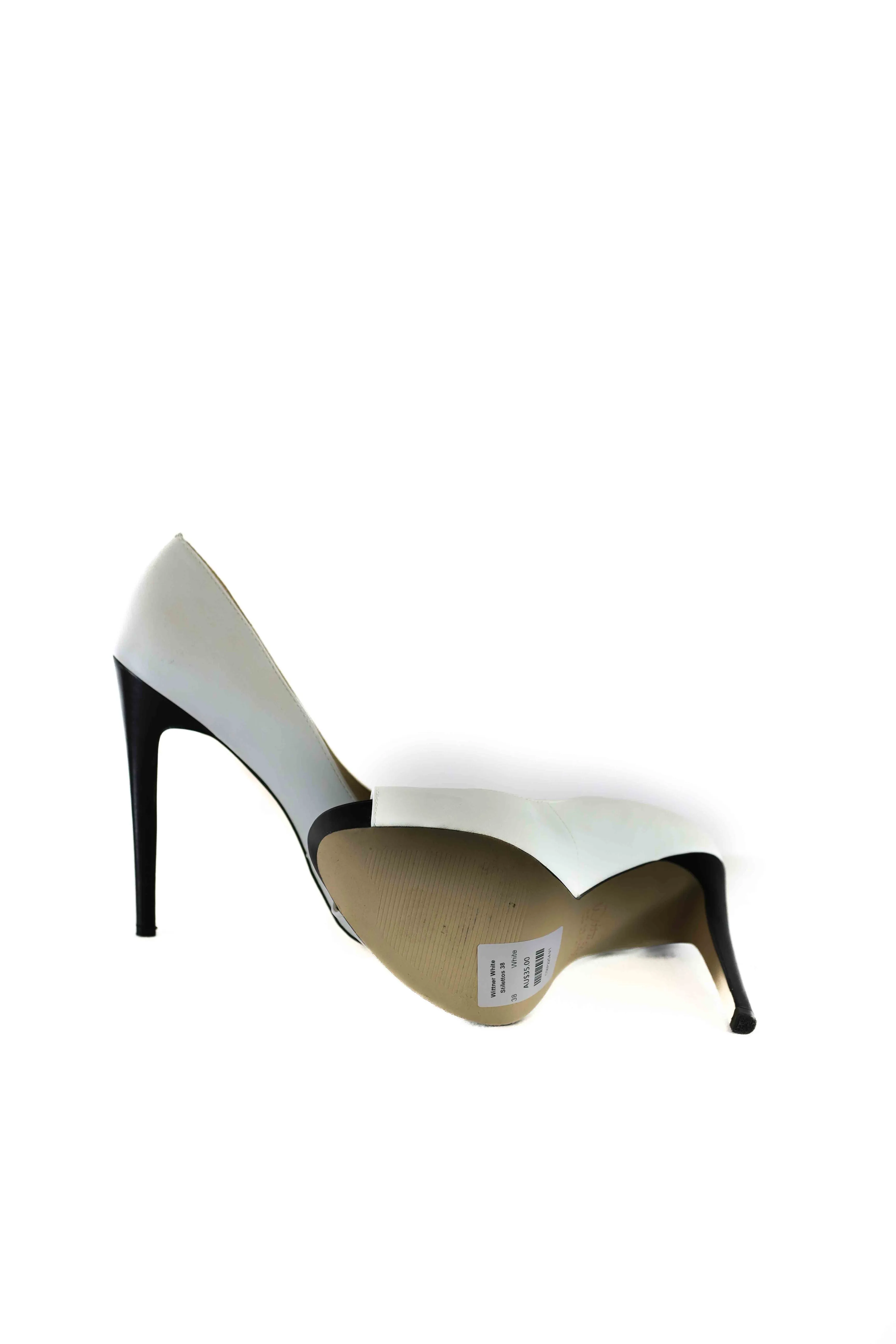 Wittner White Stilettos 38