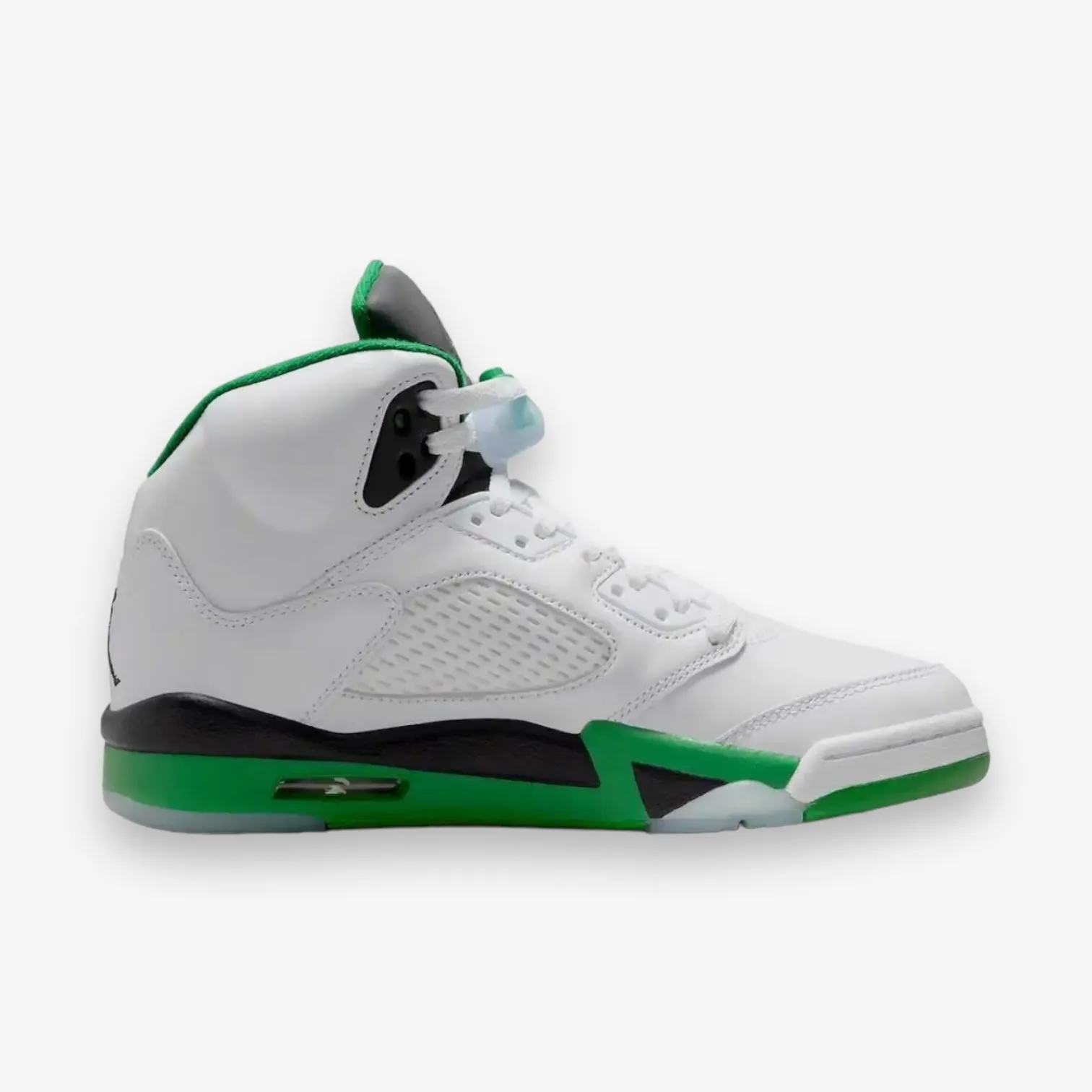 Womens Air Jordan 5 White Lucky Green Black DD9336-103