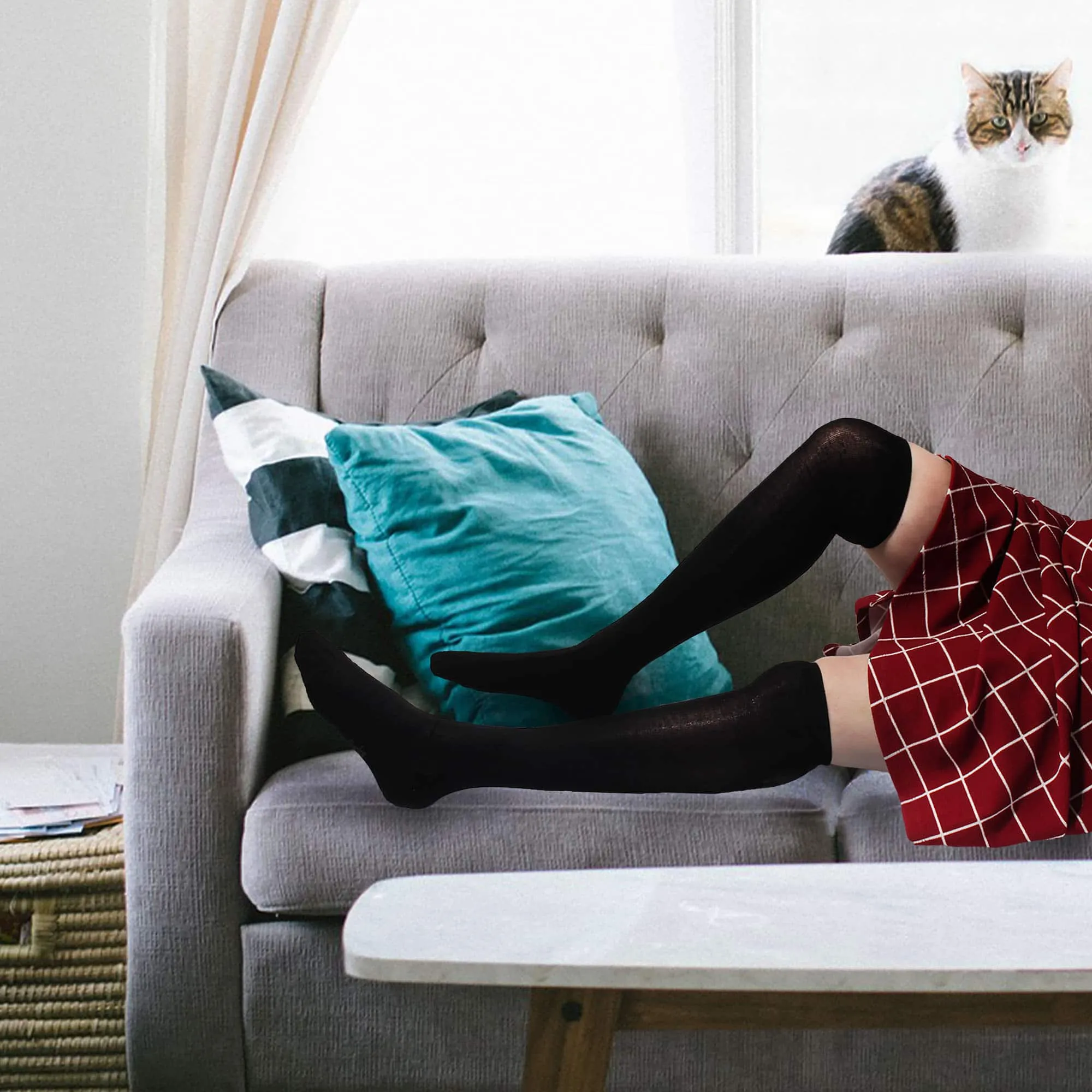 Women's Bamboo Knee High Socks