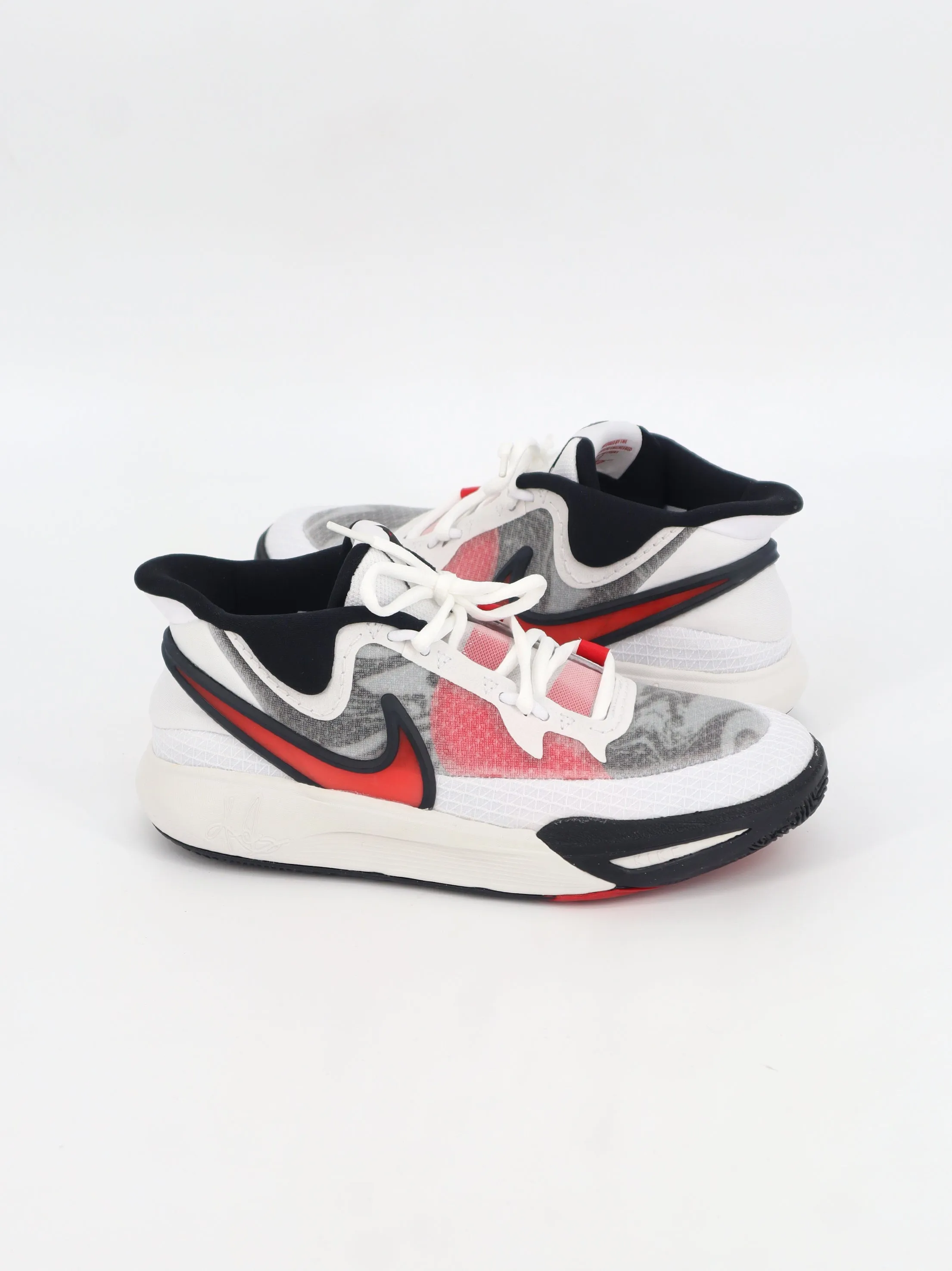 Women's Printed Basketball Shoes,Red/White