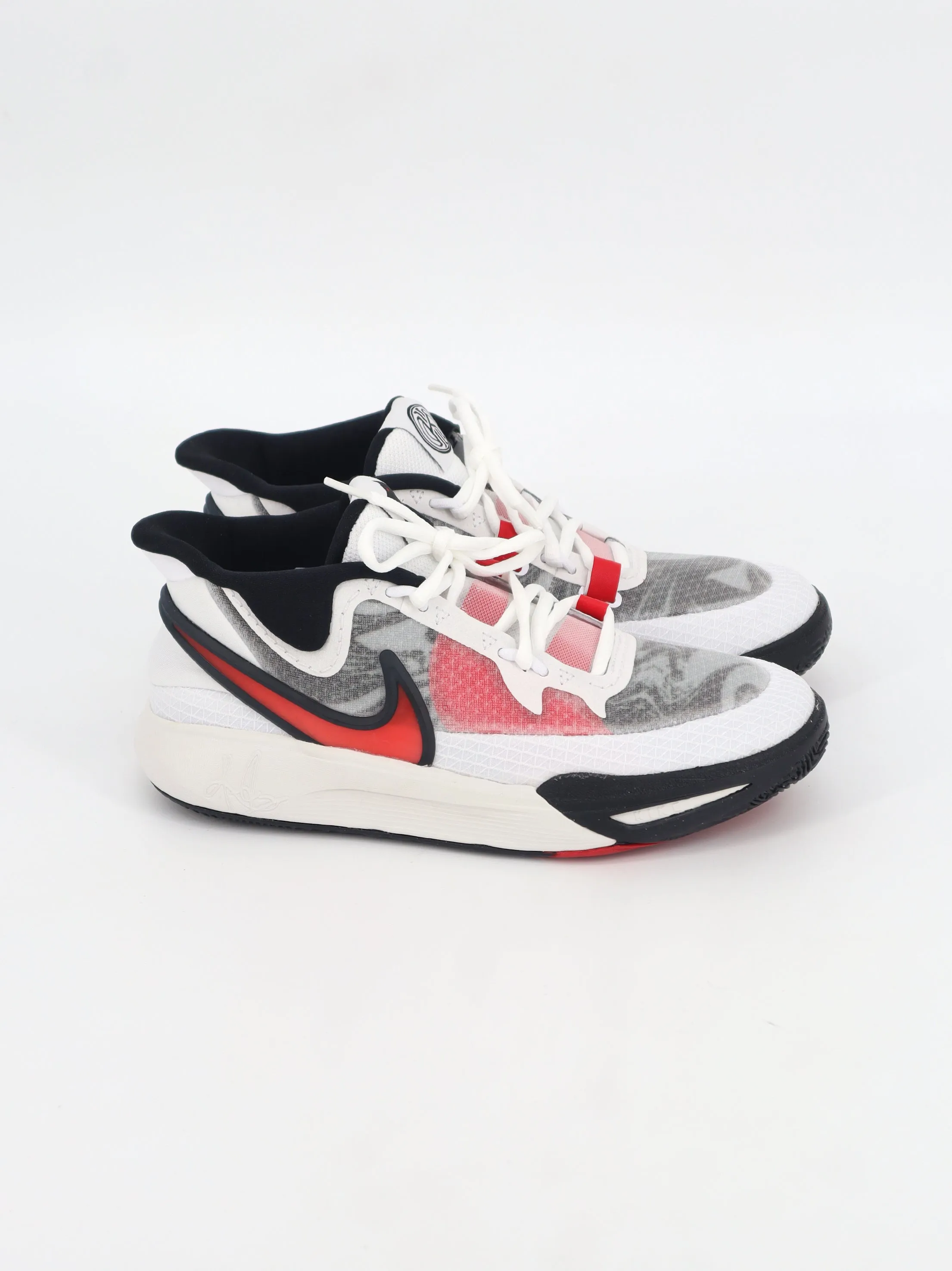 Women's Printed Basketball Shoes,Red/White