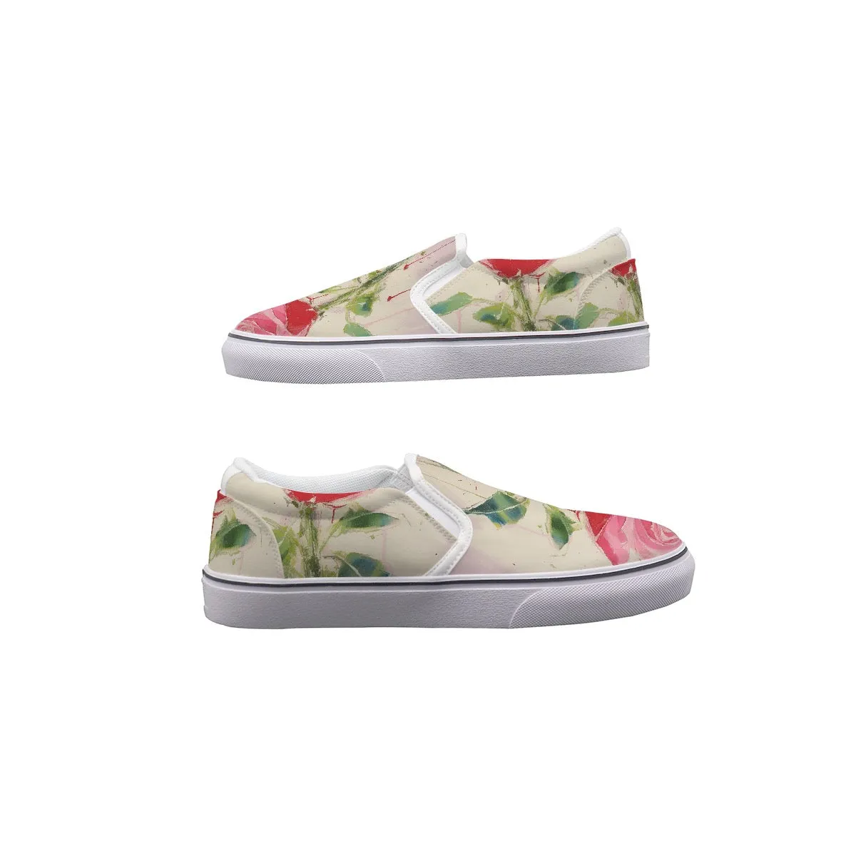 Women's Slip On Sneakers 248 rose, print