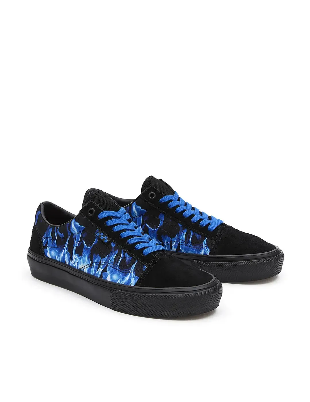 Zapatillas Vans Skate Old Skool Y2k Negro Azul