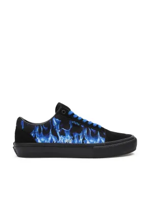 Zapatillas Vans Skate Old Skool Y2k Negro Azul