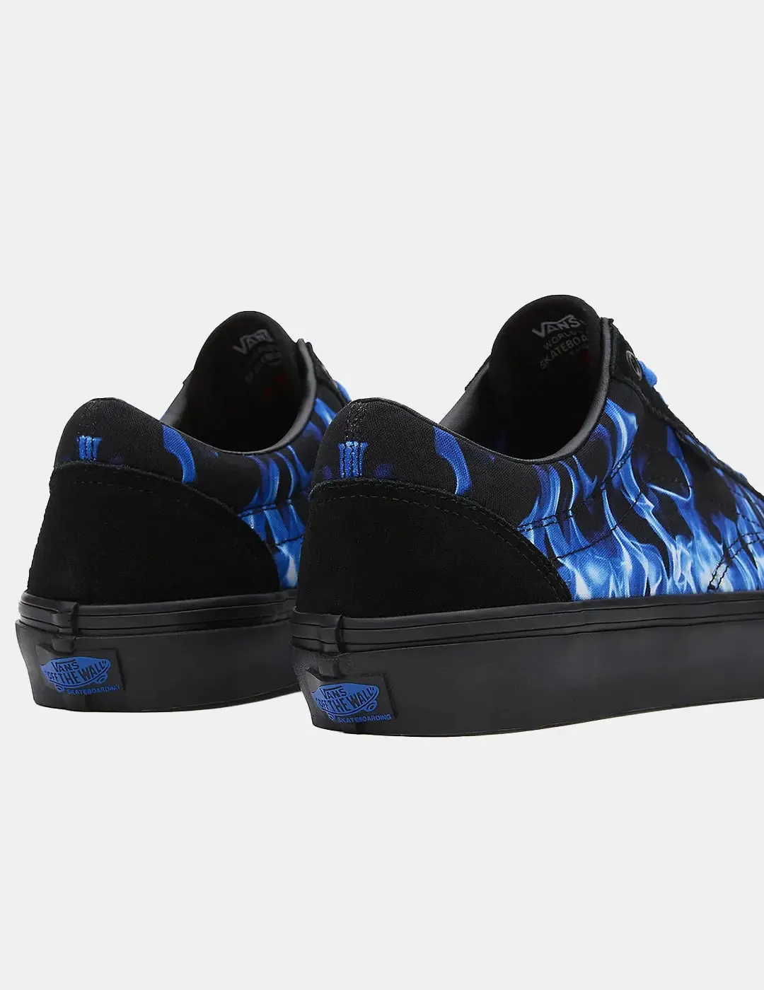 Zapatillas Vans Skate Old Skool Y2k Negro Azul
